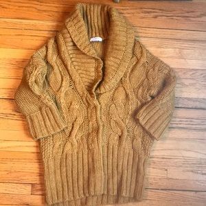 Golden Brown Knit Sweater